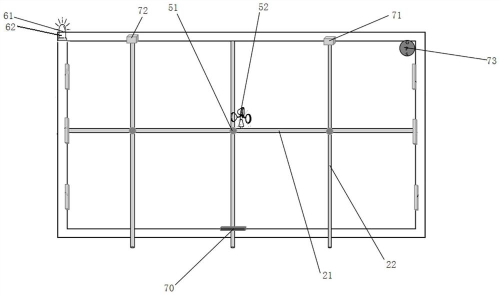 Anti-collapse shed with alarming and automatic adjusting functions and adjusting method