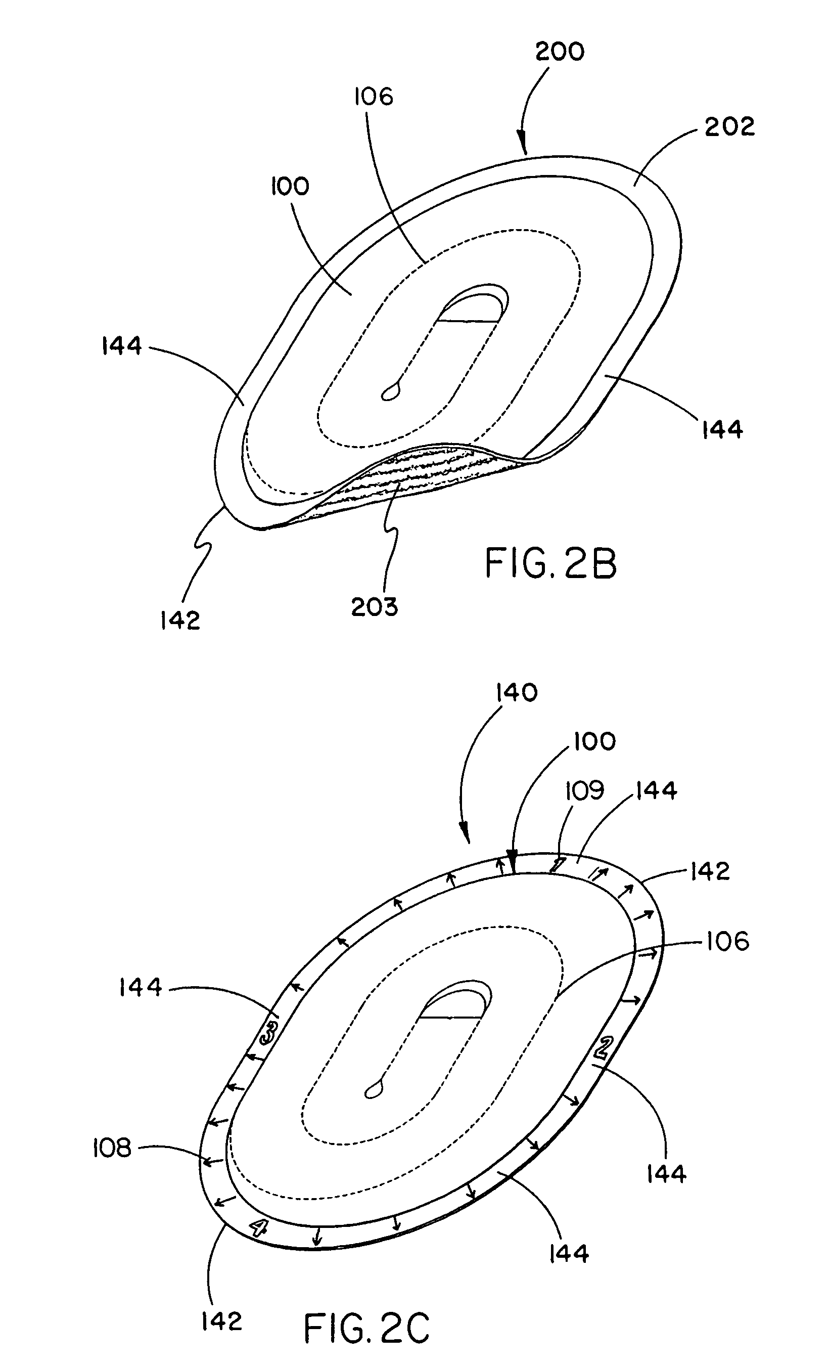 Tissue repair device with a bioabsorbable support member