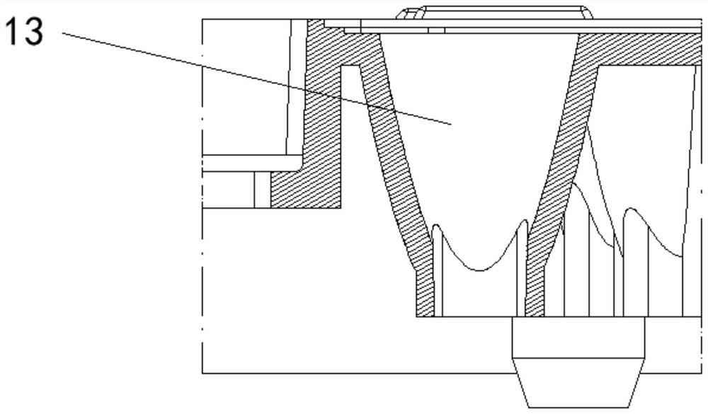 Instrument backlight reflecting part structure