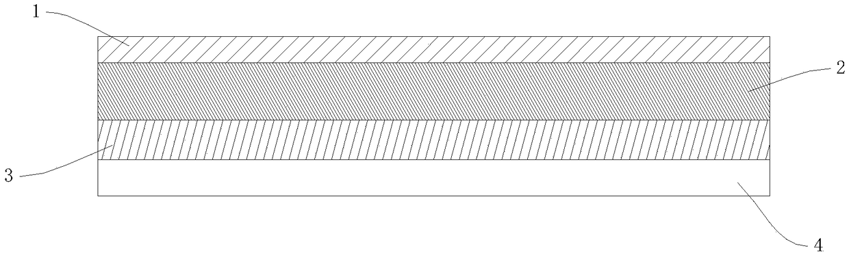 Single-face conductive tape and production method