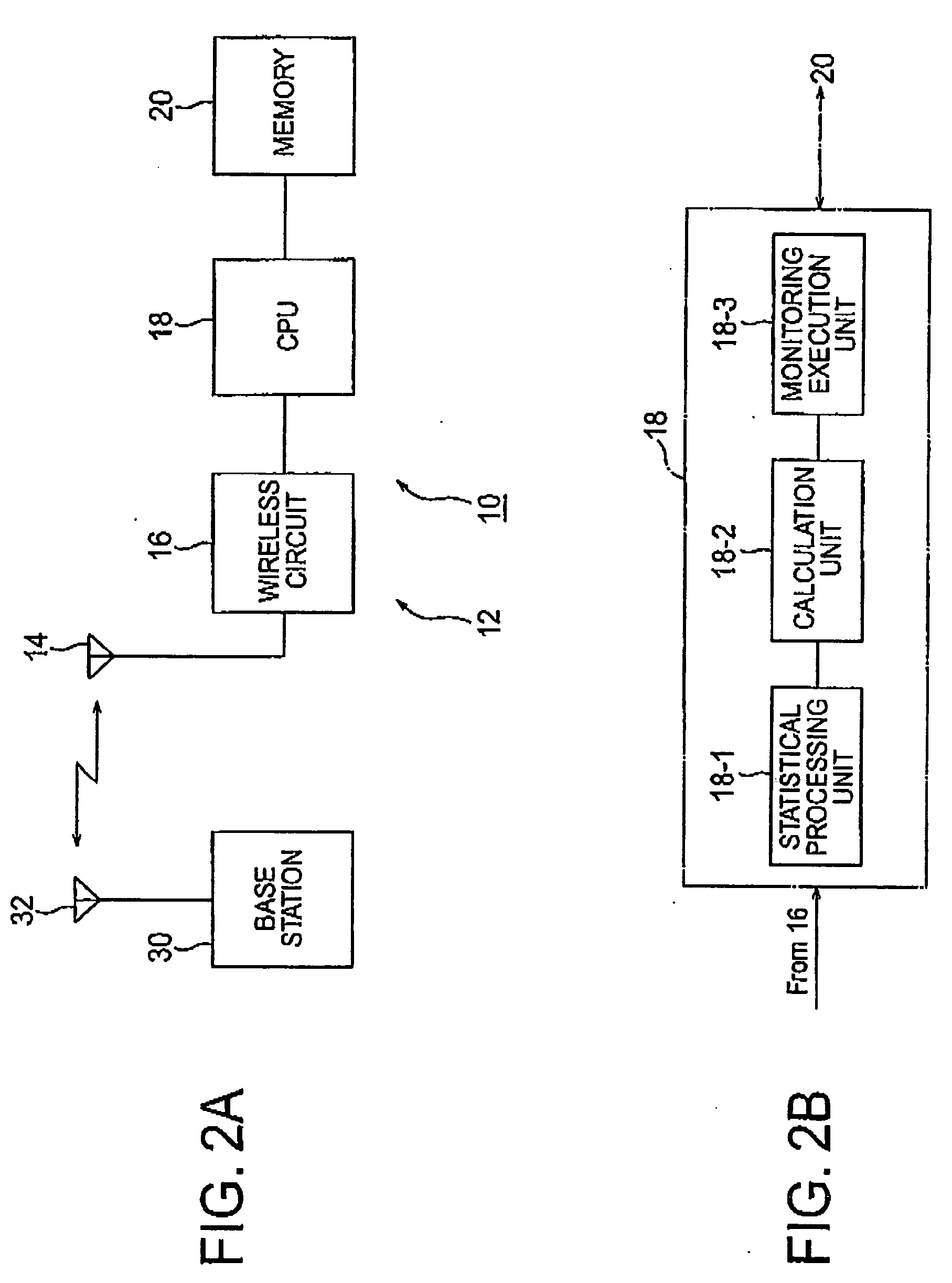 Radio-wave state monitoring method and device thereof, cell reselection method employing radio-wave state monitoring method and device thereof, and mobile wireless communication device