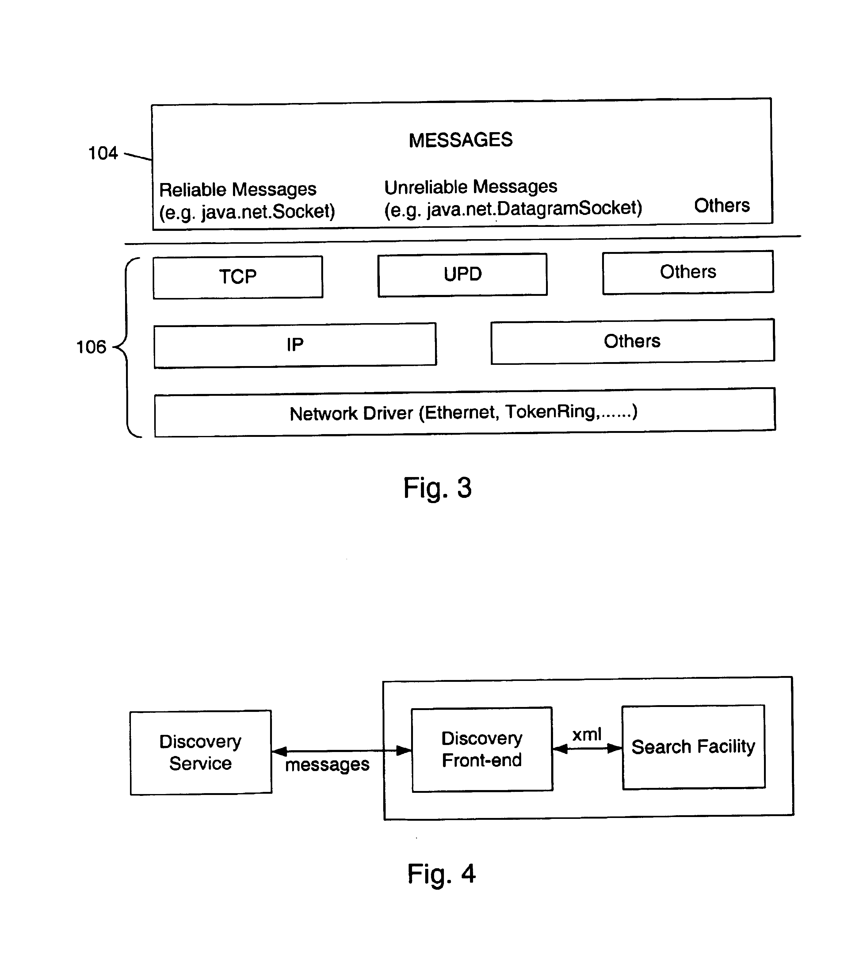 Mechanism and apparatus for returning results of services in a distributed computing environment