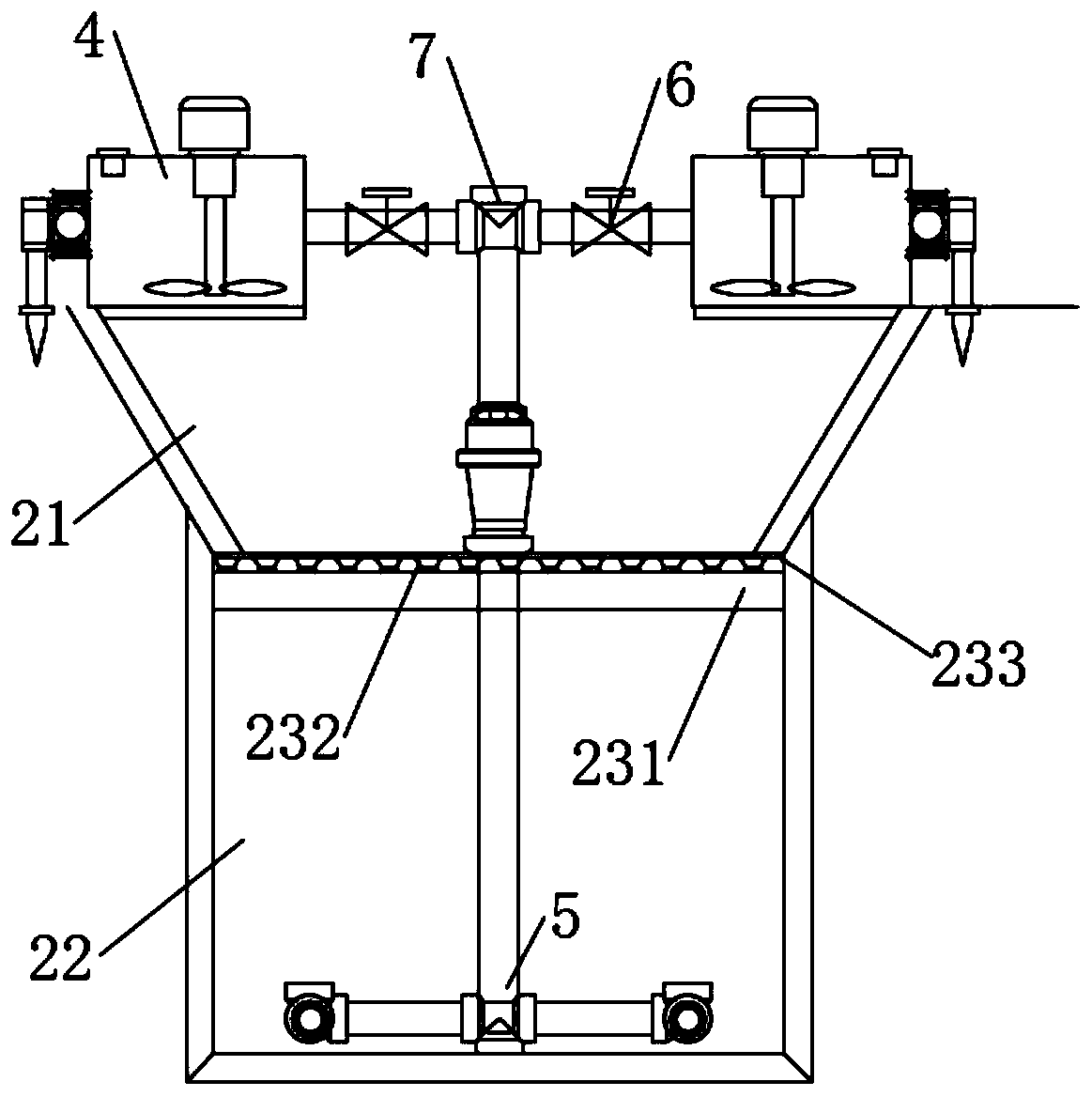 Farmland irrigation device for water conservancy projects, and irrigation method thereof
