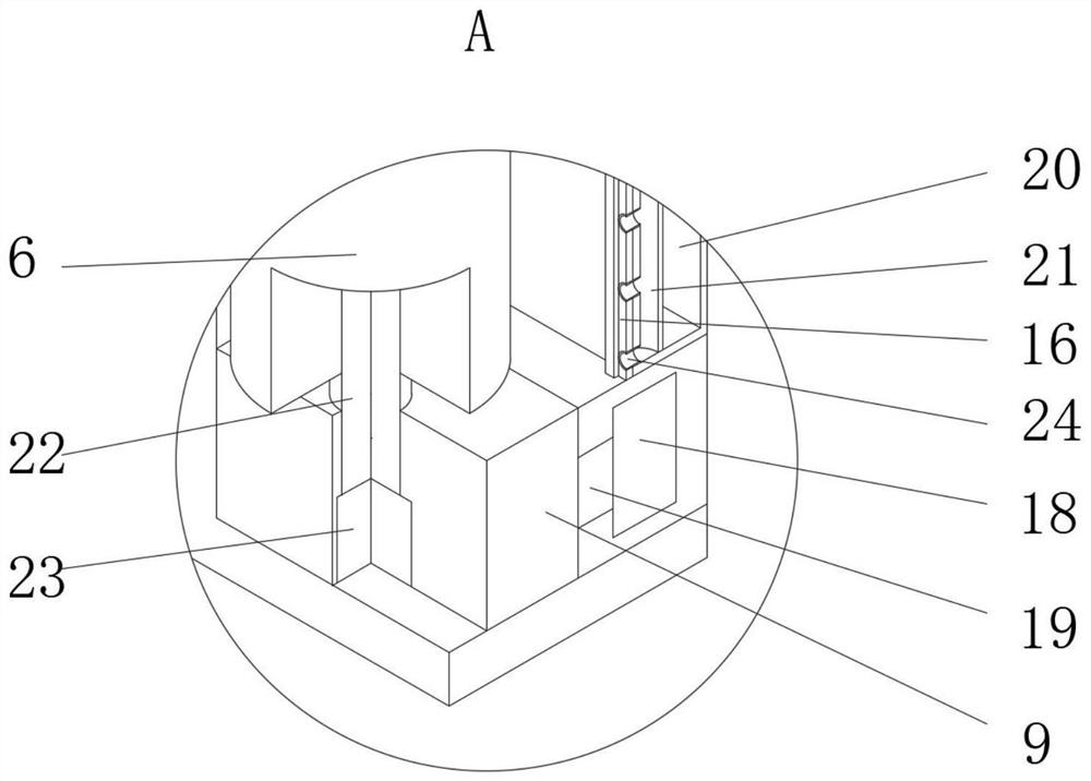 Lubricating oil filling device for elevator car guide rail