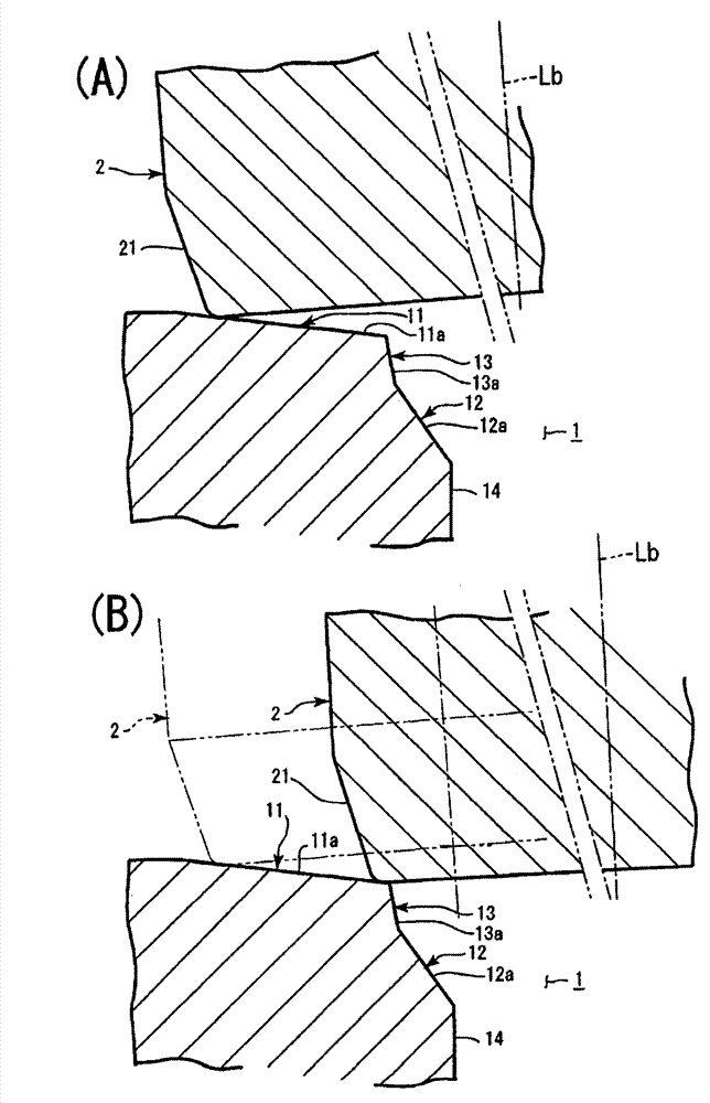 Pressing structure of shaft and shaft hole