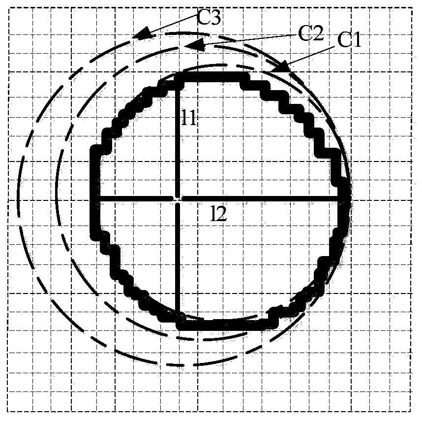 Thermal protector calibration point center positioning method based on machine vision