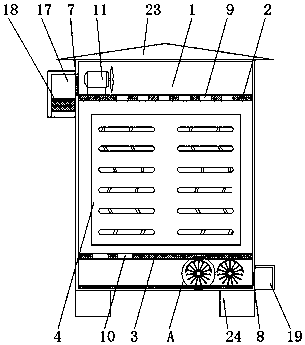Heat dissipation type power equipment box