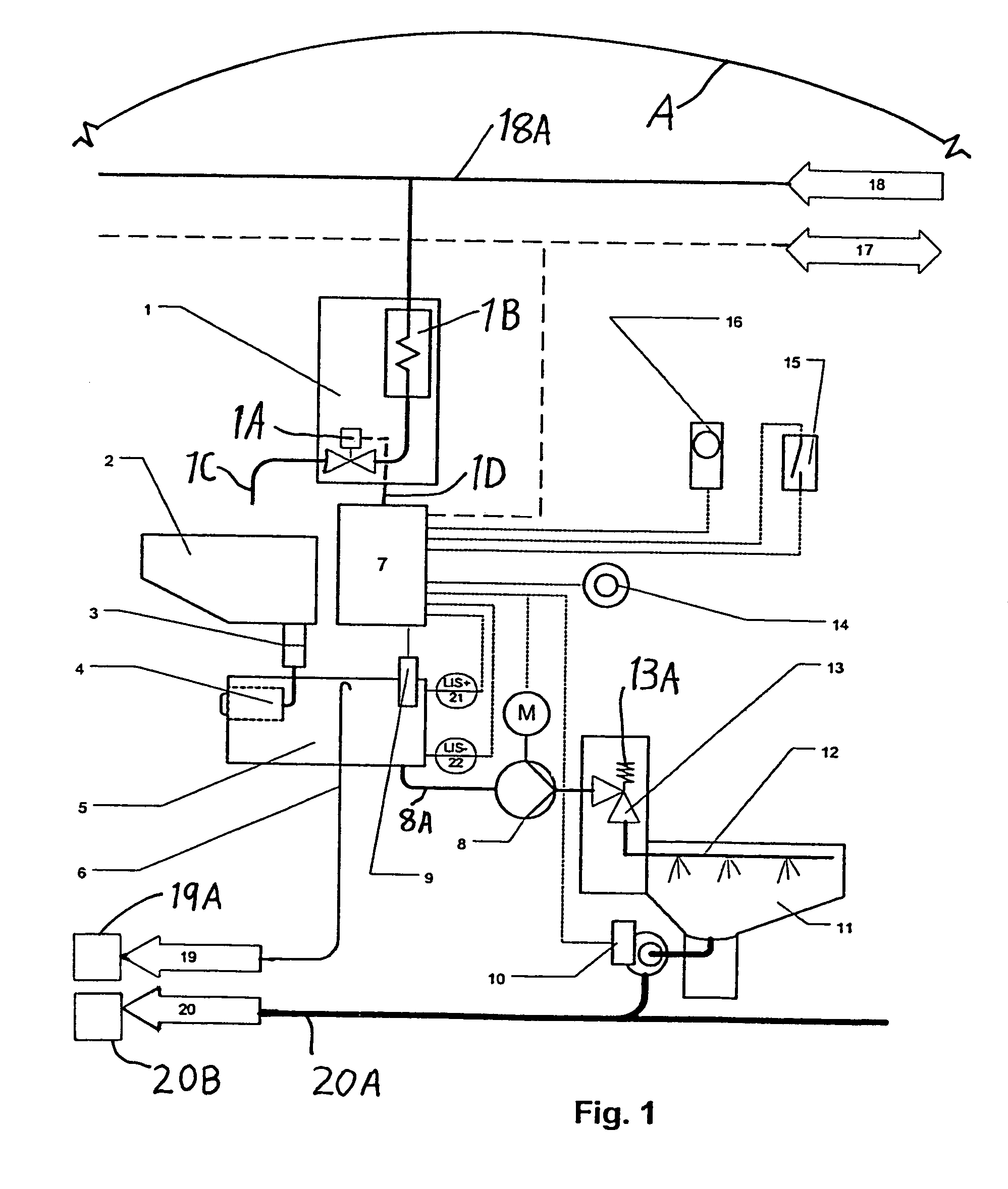 Method and apparatus for processing and re-using of gray water for flushing toilets