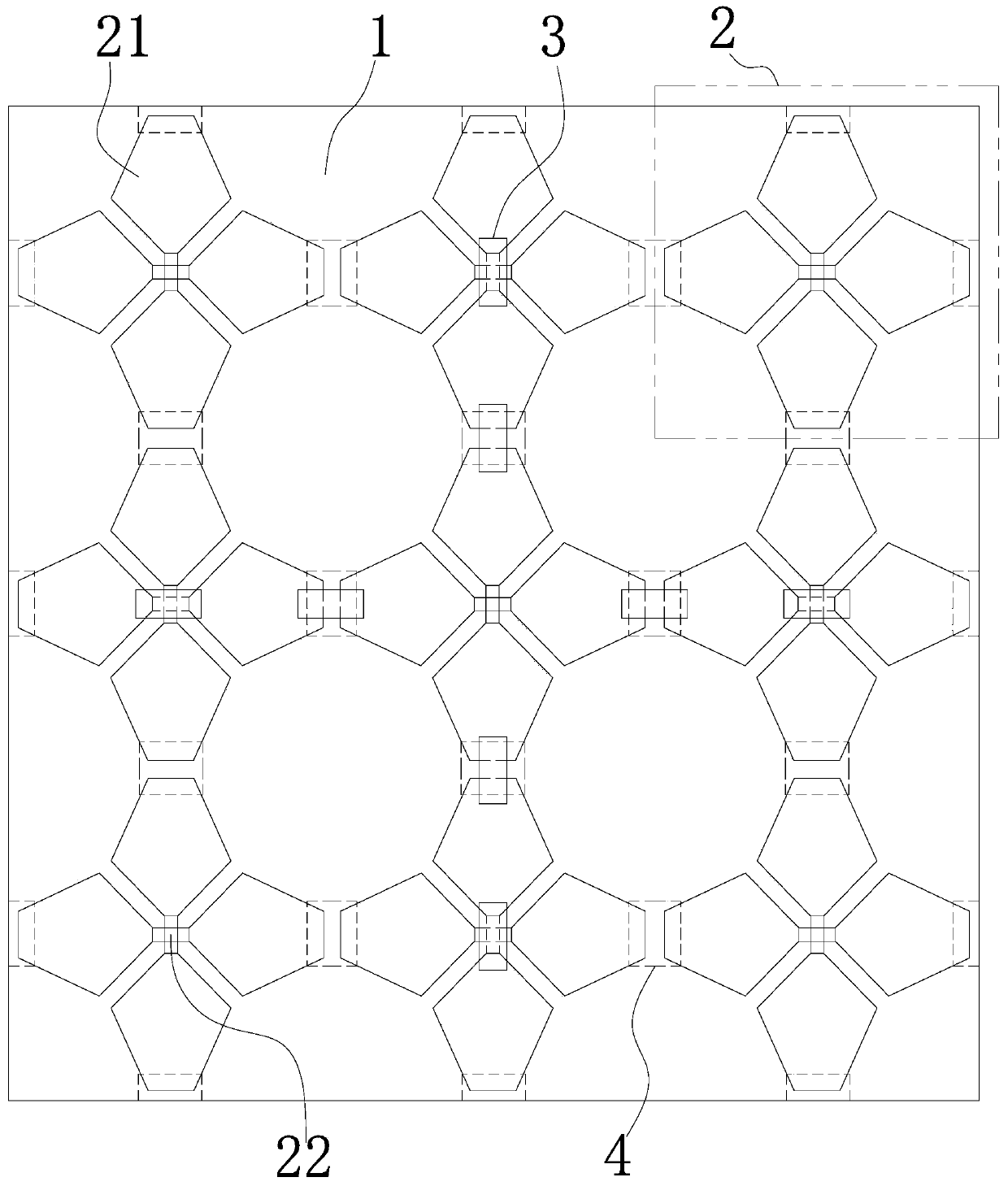 Reconfigurable ultra wide band array antenna