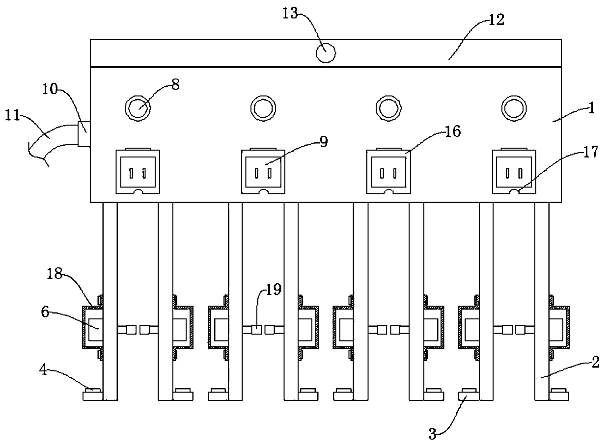 Locking and charging integrated charging pile