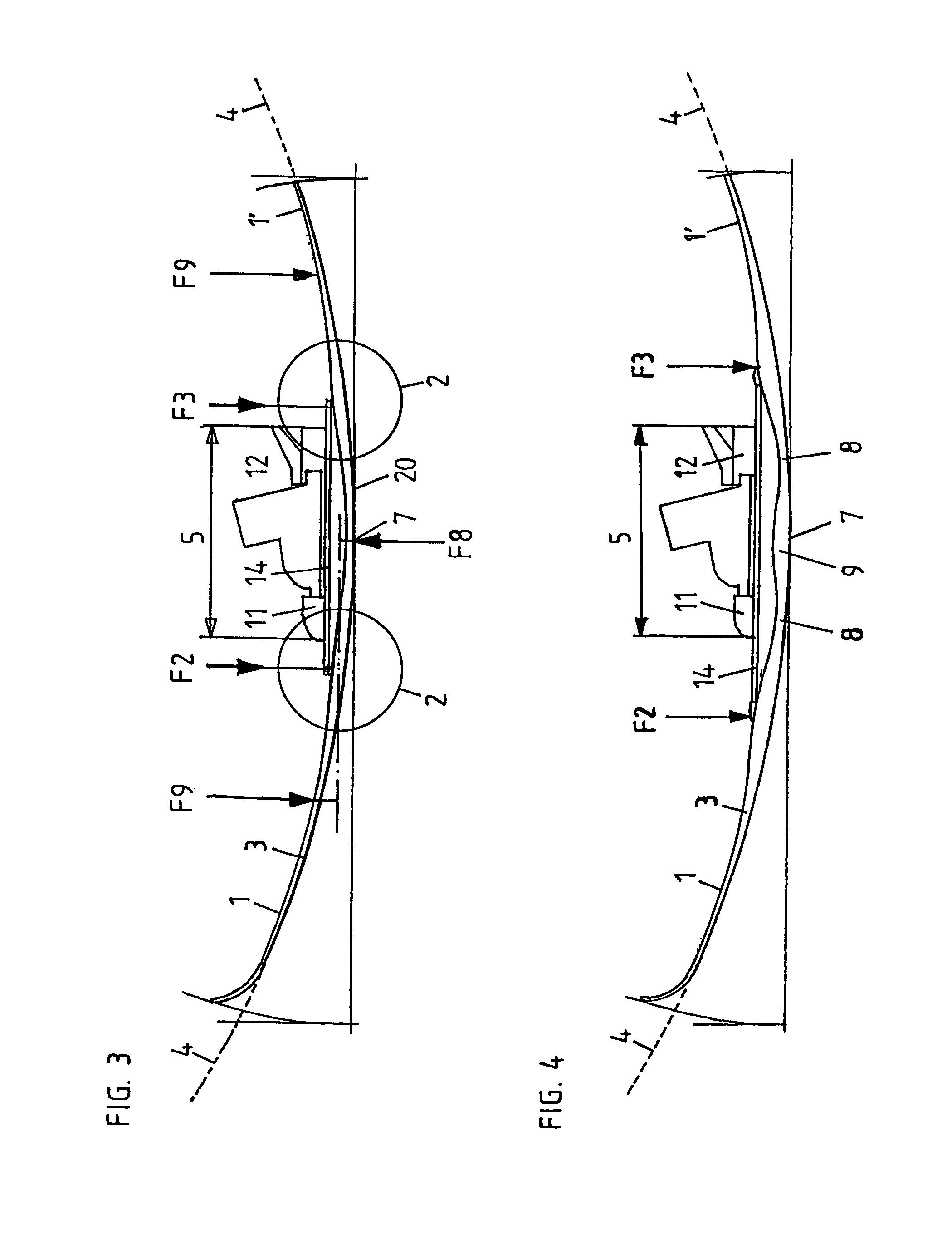Ski spot apparatus with integrated force transmission system