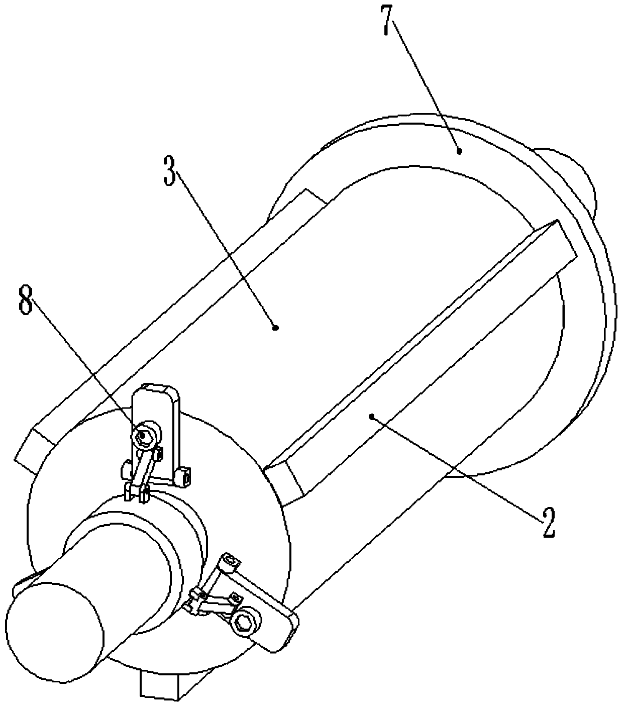 An easy-to-install combined wallpaper printing roller device