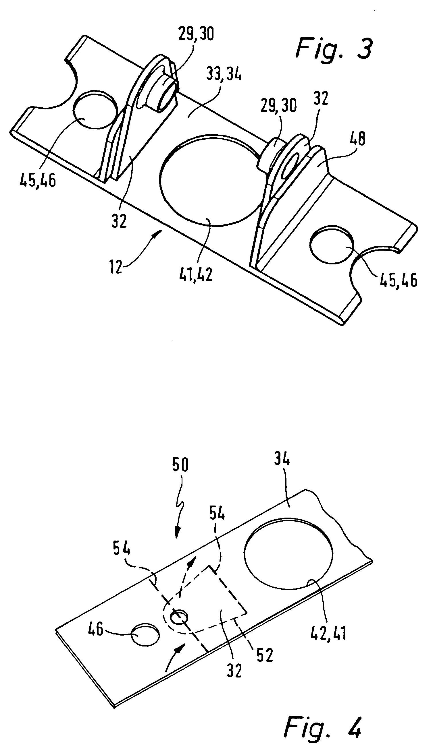 Fastening element and adapt cylinder cover of a fluid-actuated working cylinder