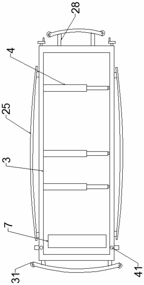 Nursing transfer bed for department of cardiology