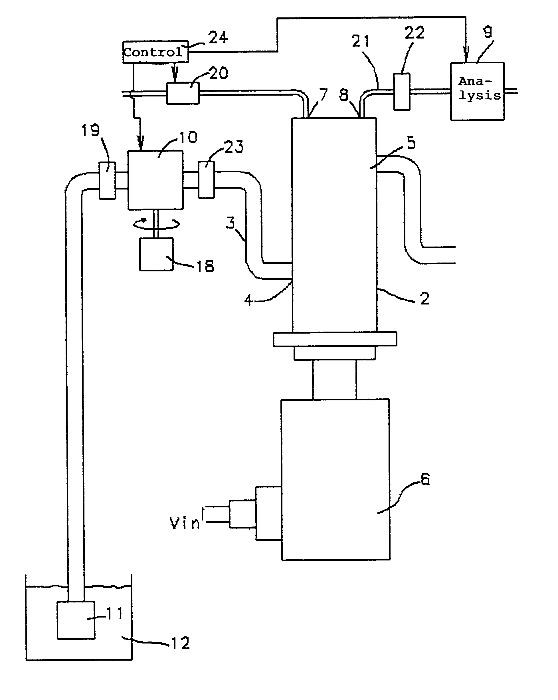 System for degassing muds and for analysing the gases contained in the muds
