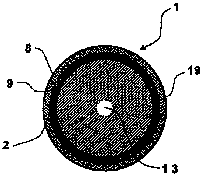 Thermochemical system having a housing made of a composite material