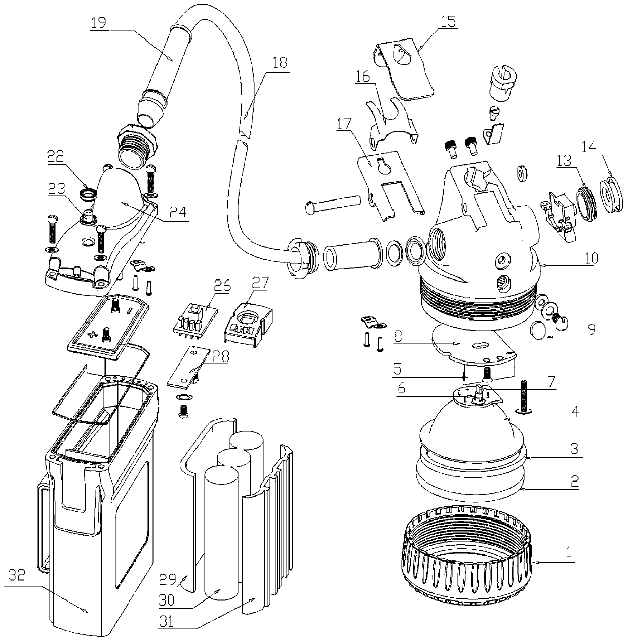 A kind of led lighting equipment