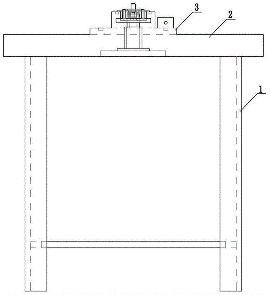 A pneumatic clamping machine