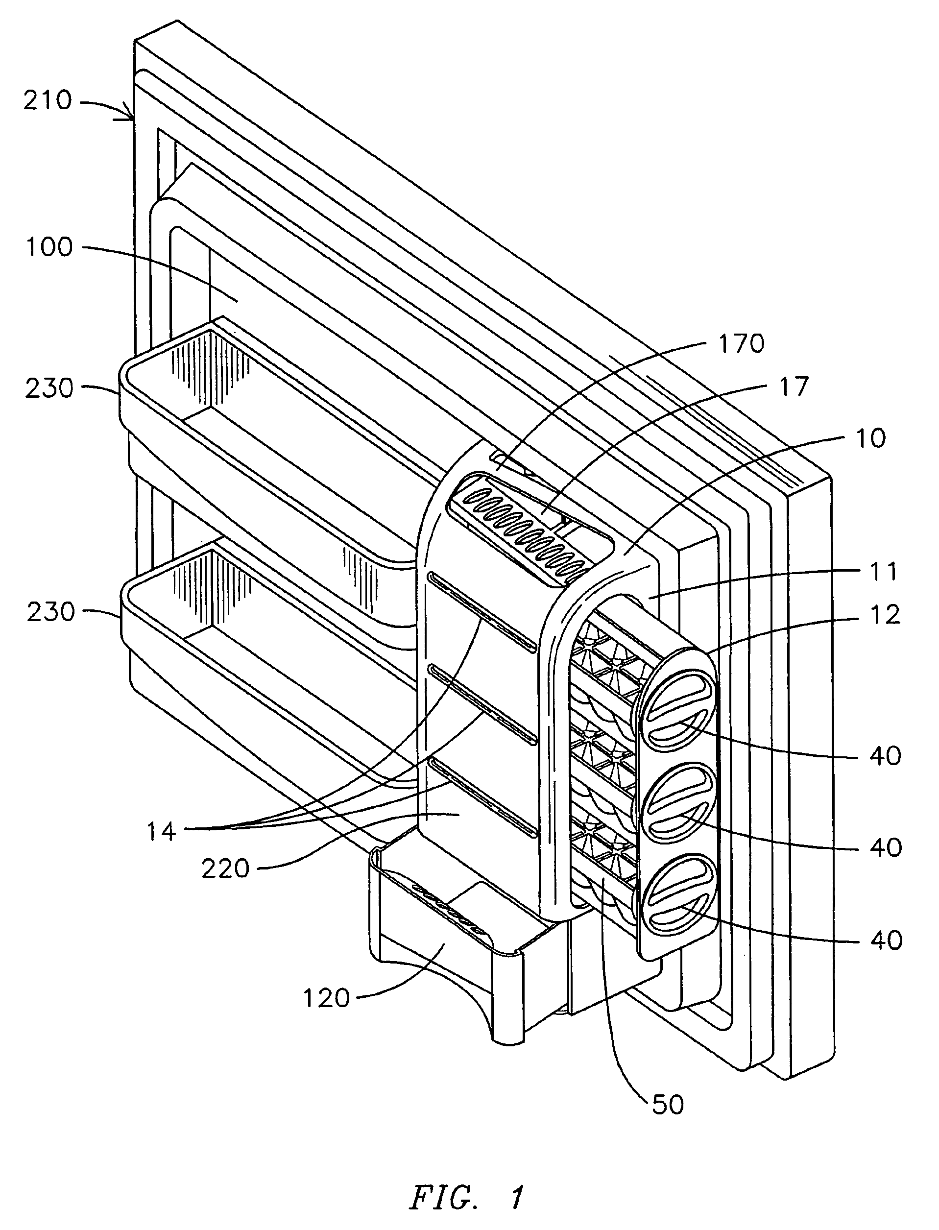 Ice cube making device for refrigerators