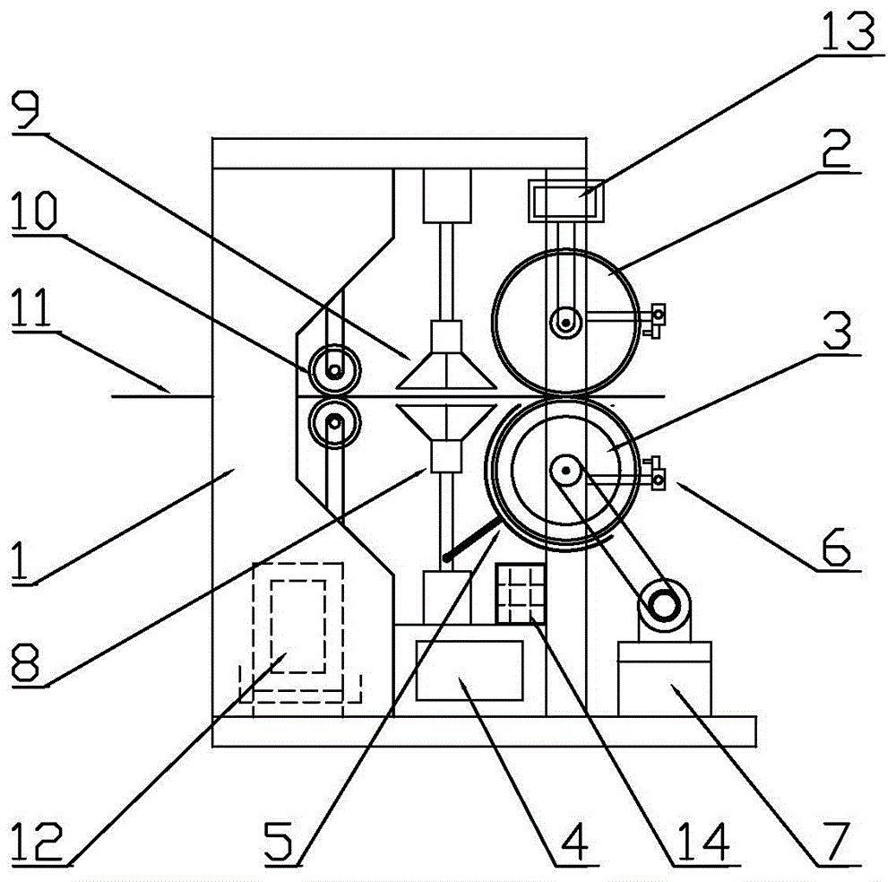 Energy-efficient calendering device for cardboard paper with function of adjusting smoothness