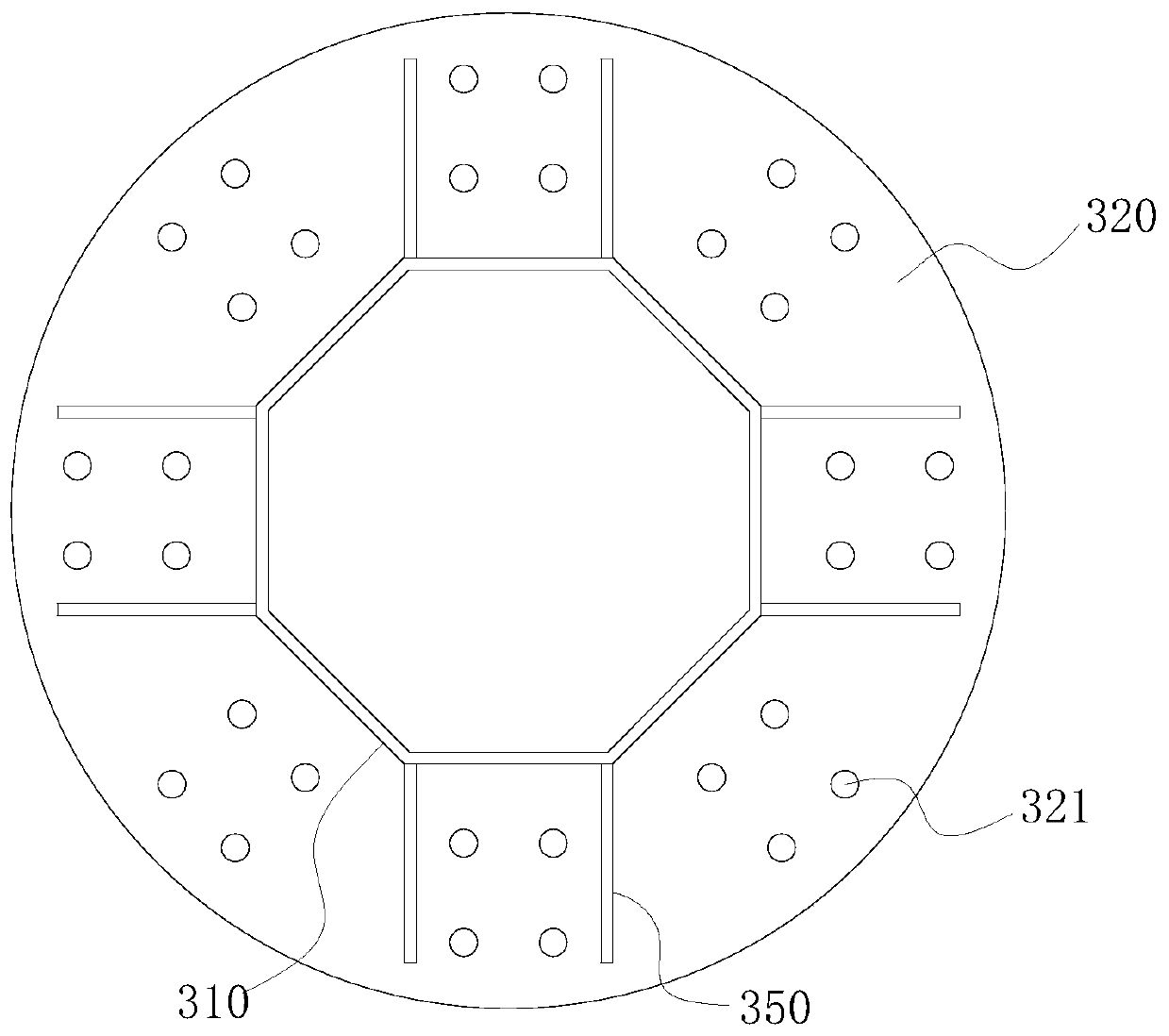 Assembly type building structure system and stand column and cross beam connecting device thereof