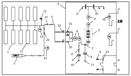 Emergency ventilation system for nuclear facility master control room