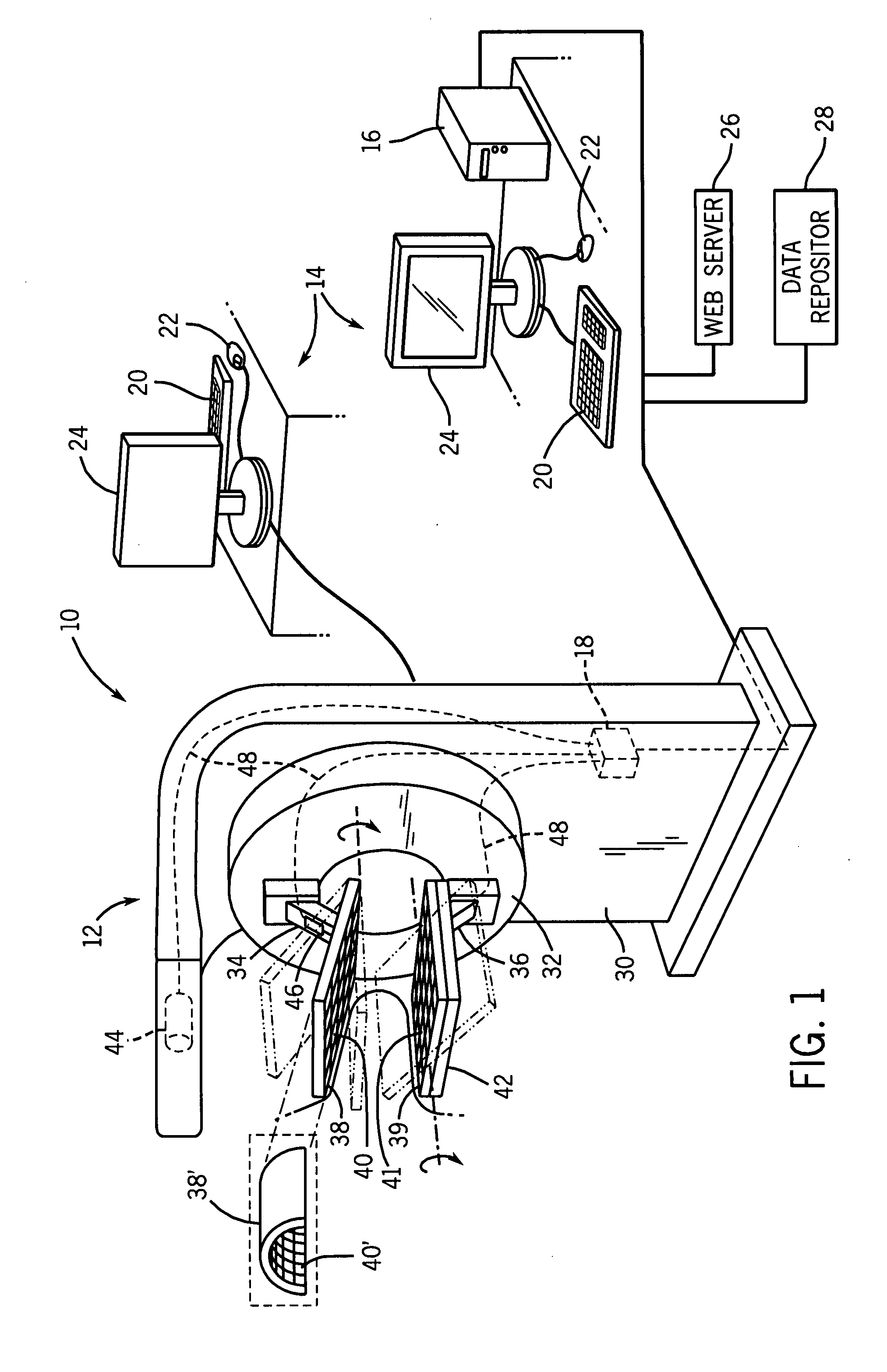 Combined X-ray detector and ultrasound imager