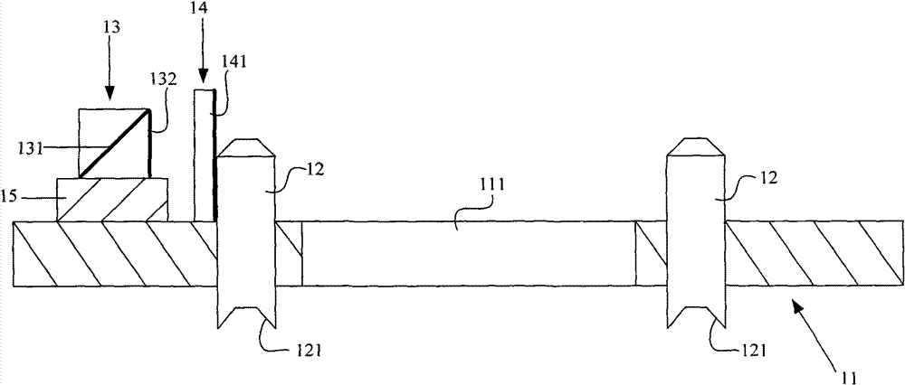 Detection device and adjusting method for objective lens roof of photo-etching machine