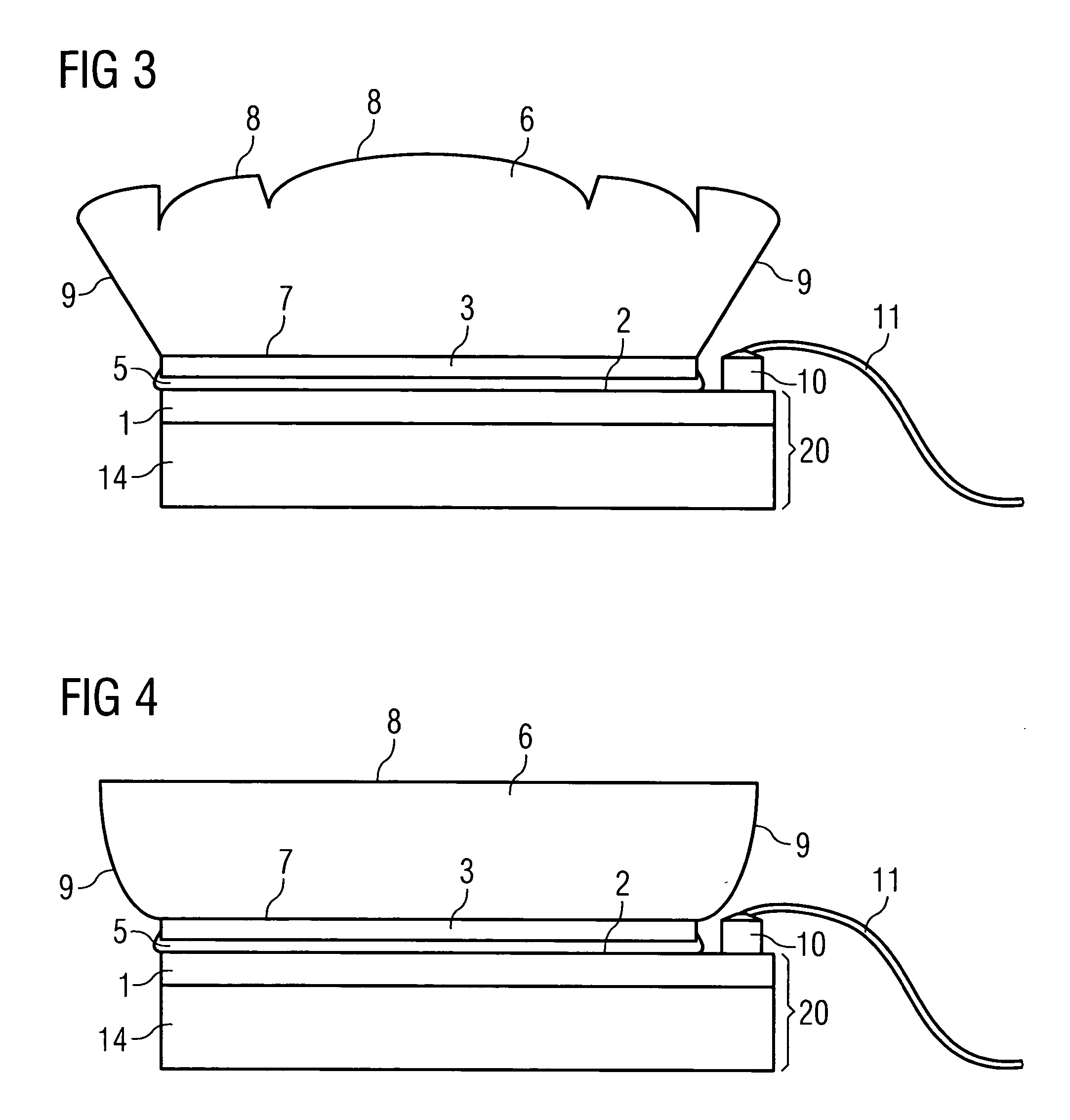 Method for producing a luminescence diode chip