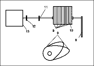 A cam mechanism type ship sloshing simulation device
