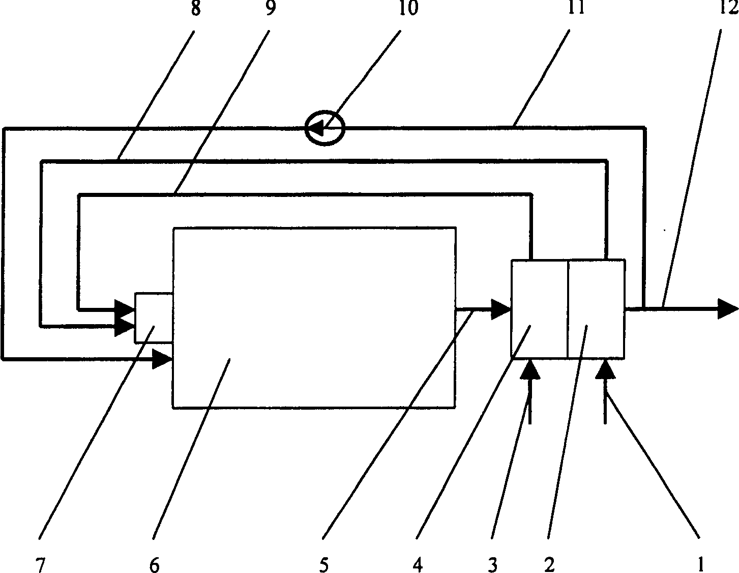 Oxygen-enriching heat-accumulating air preheating and flue gas recirculating apparatus