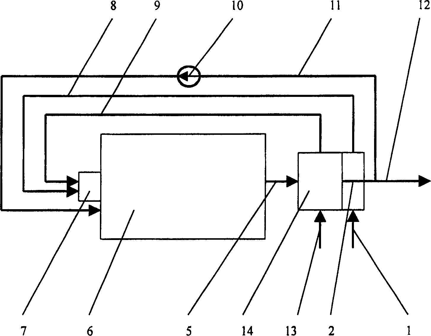 Oxygen-enriching heat-accumulating air preheating and flue gas recirculating apparatus