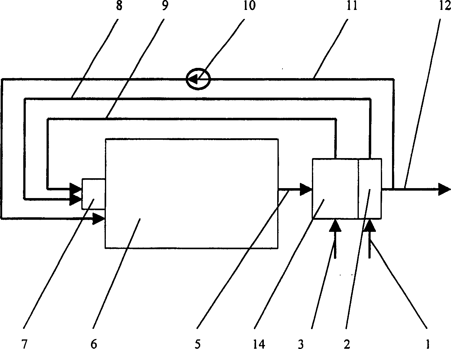 Oxygen-enriching heat-accumulating air preheating and flue gas recirculating apparatus