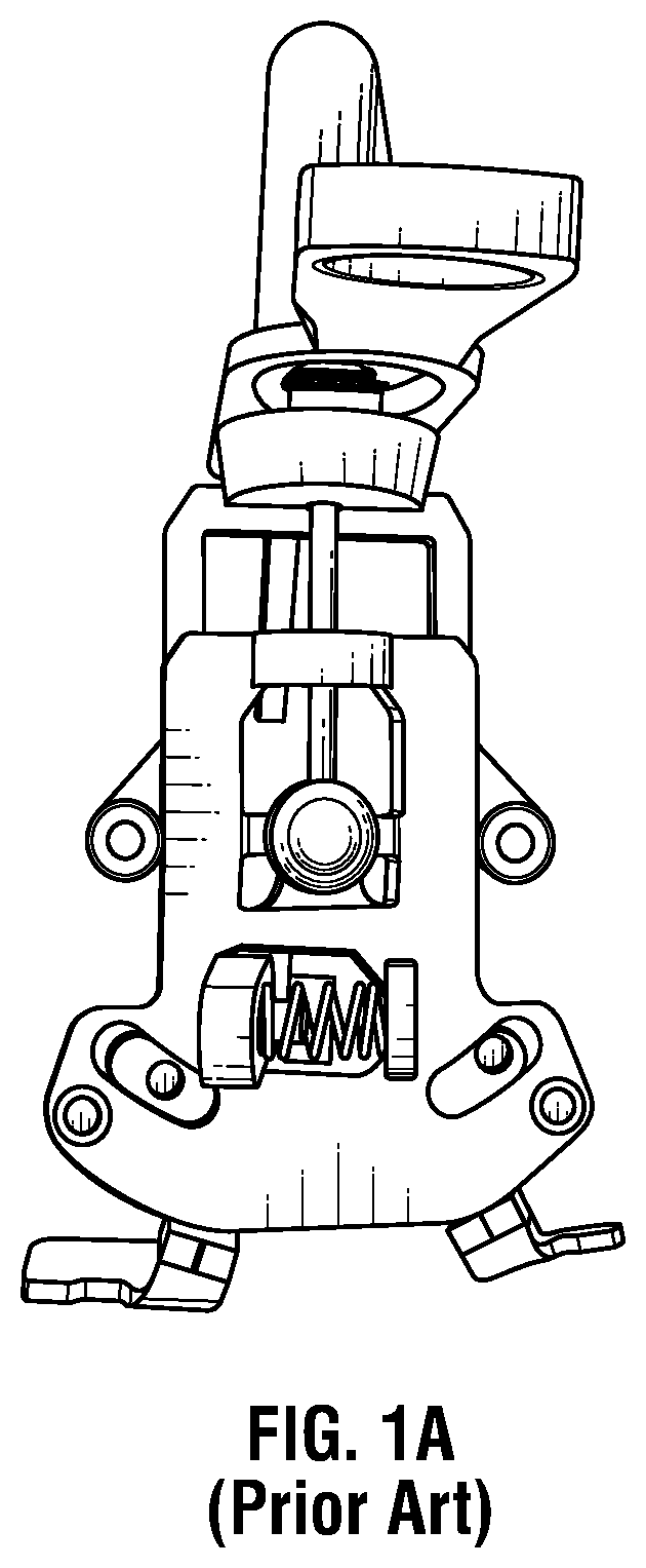 Two-piece total knee rotation guide and femoral sizer system and method