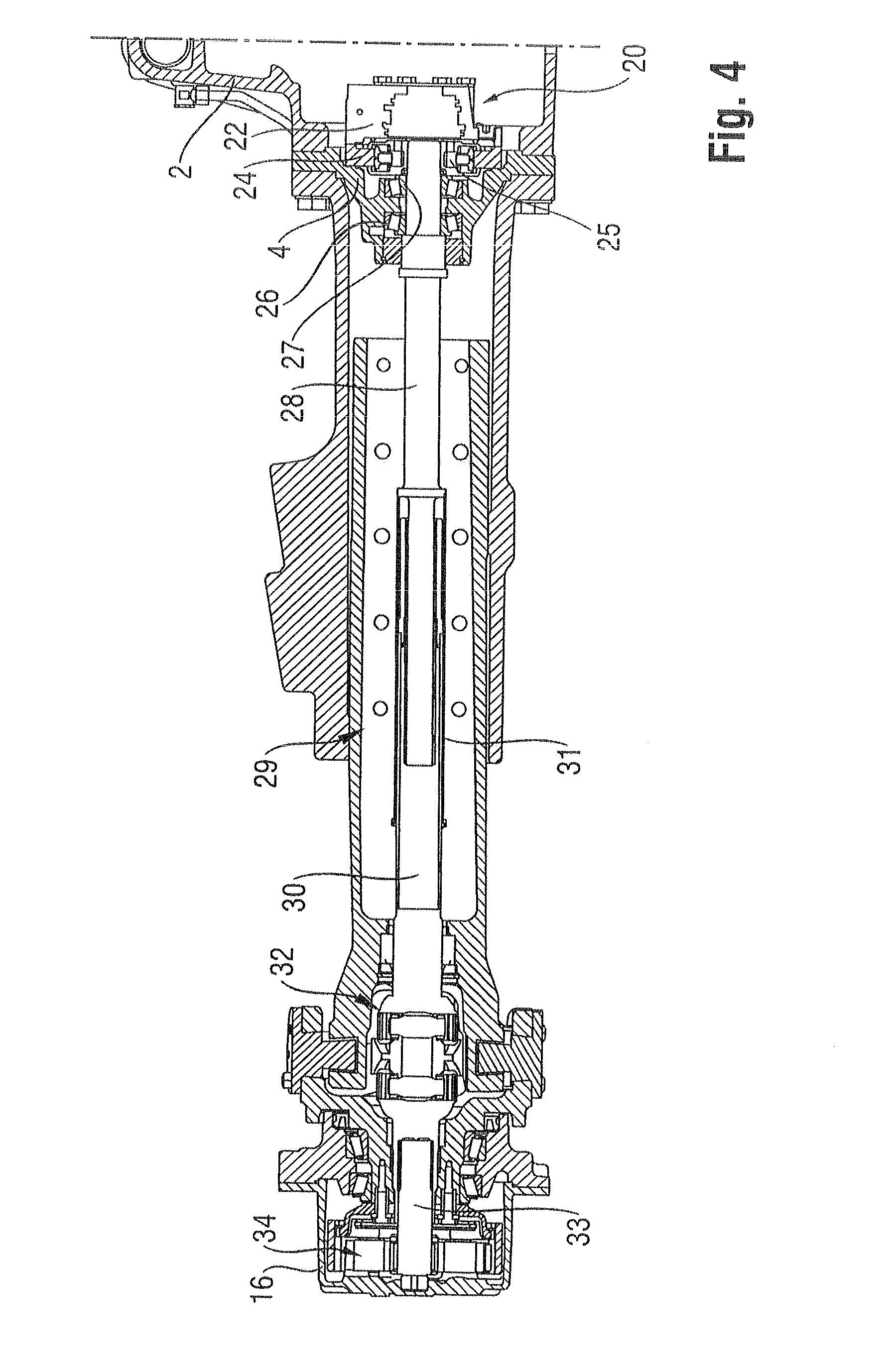 Steering axle for agricultural vehicles