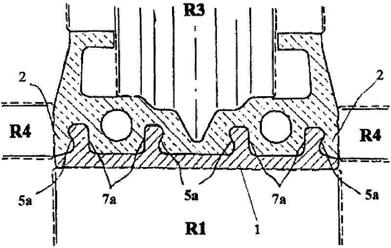 Composite power supply rail used by vehicle-ground power system in track transportation system and method for producing the same