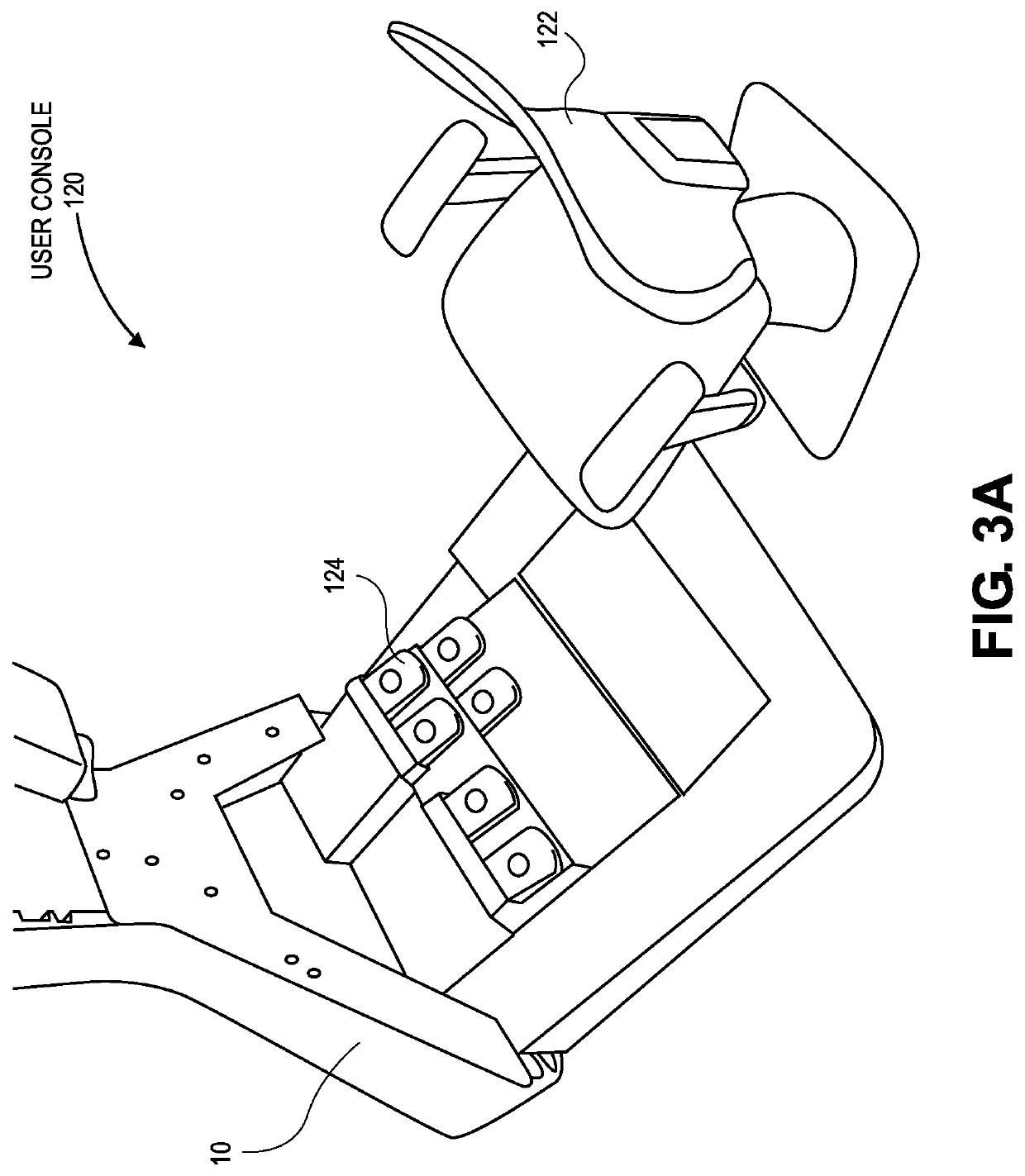 User input device for use in robotic surgery