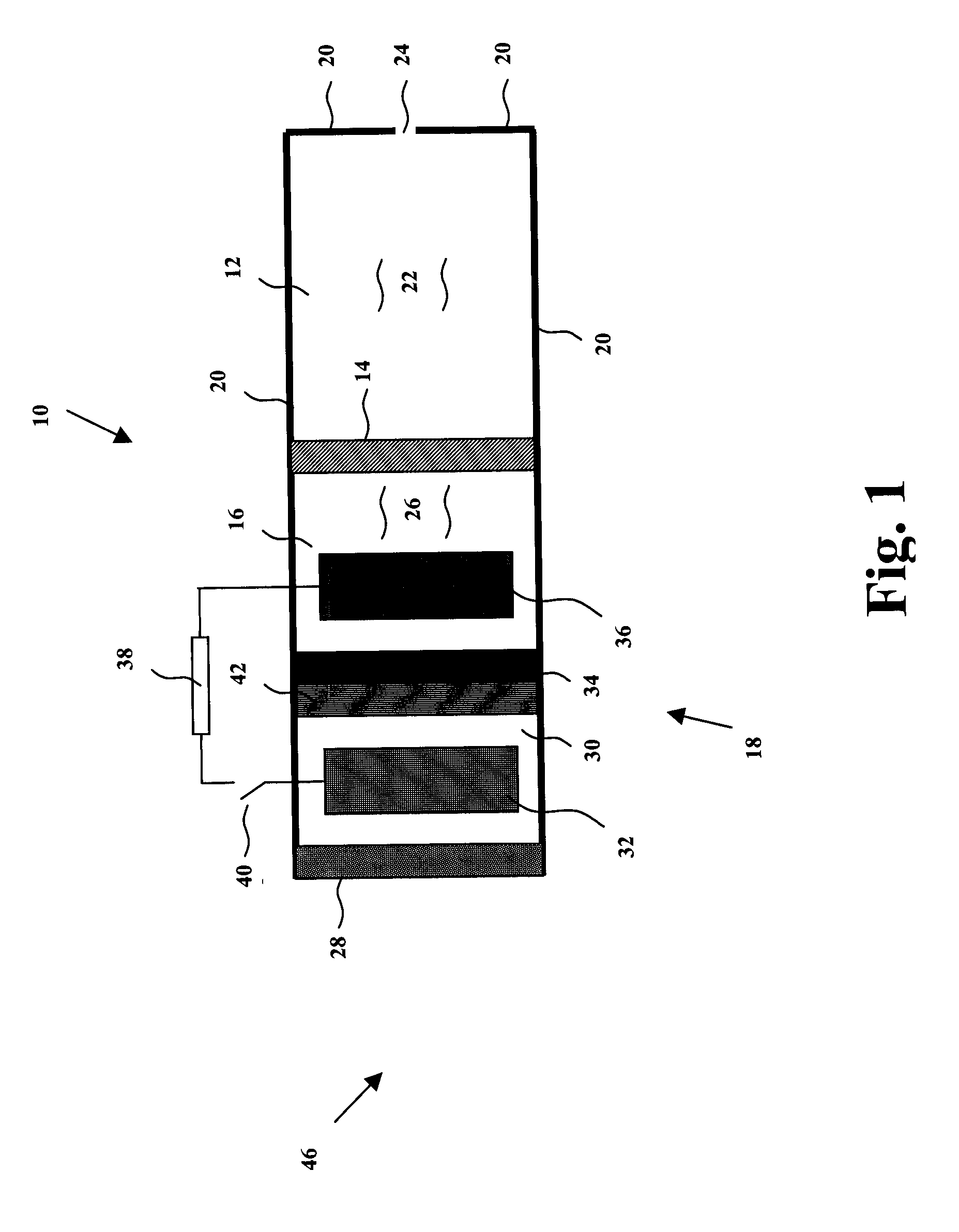 Fluid delivery device having an electrochemical pump with an ion-exchange membrane and associated method