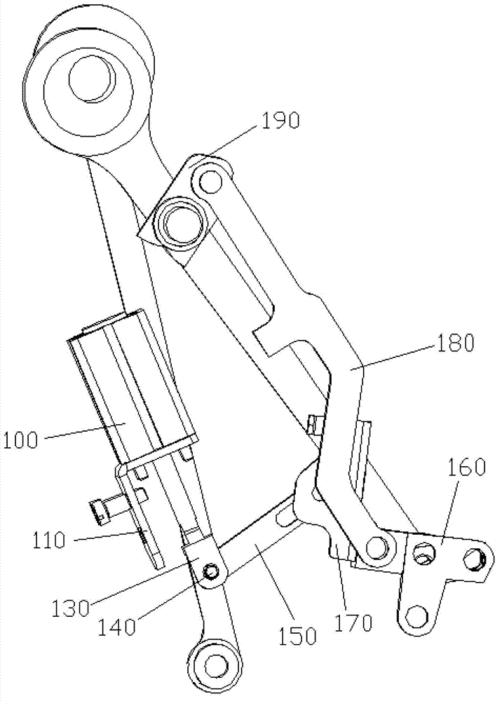 Method and device for shortening flat sewing machine trimmed thread