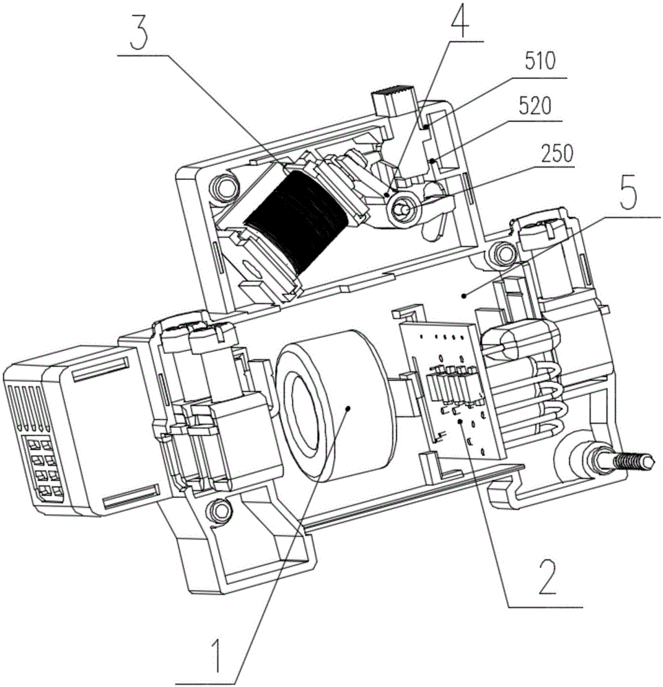 Tripping mechanism of residual current circuit breaker