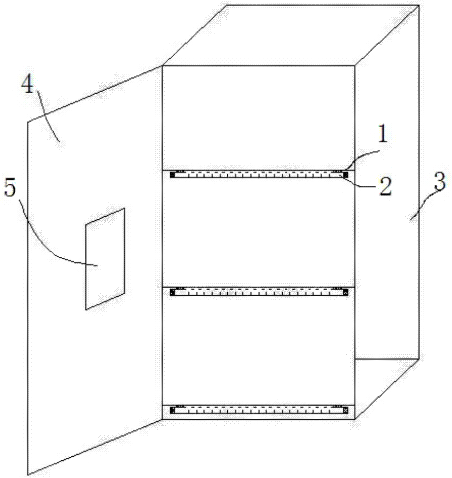 Low-temperature plasma device used for food sterilization and freshness retaining