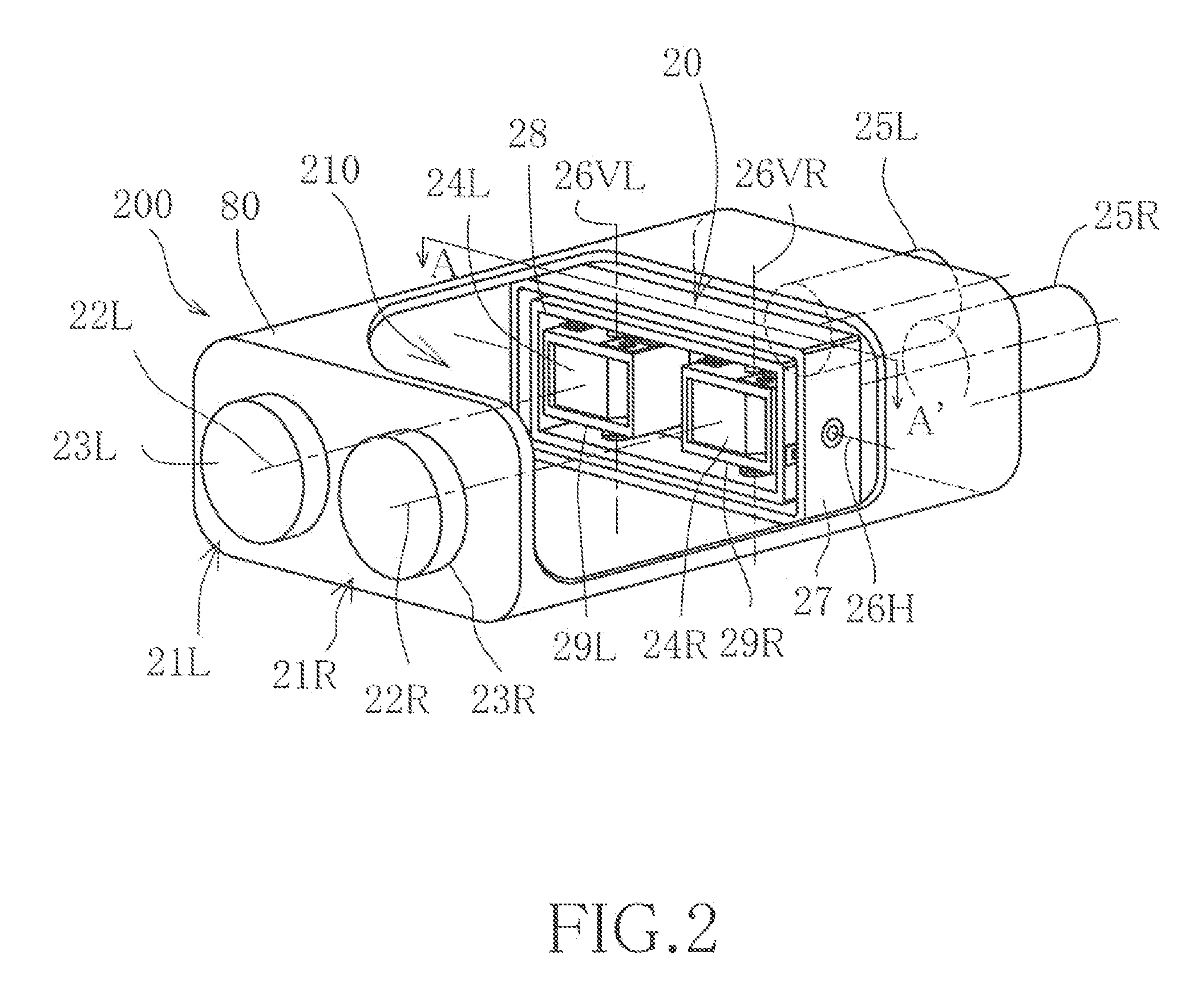 Image stabilizing device and system for telescopic optical instruments