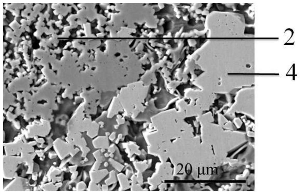 A multi-scale self-lubricating tungsten carbide matrix composite material and its preparation method