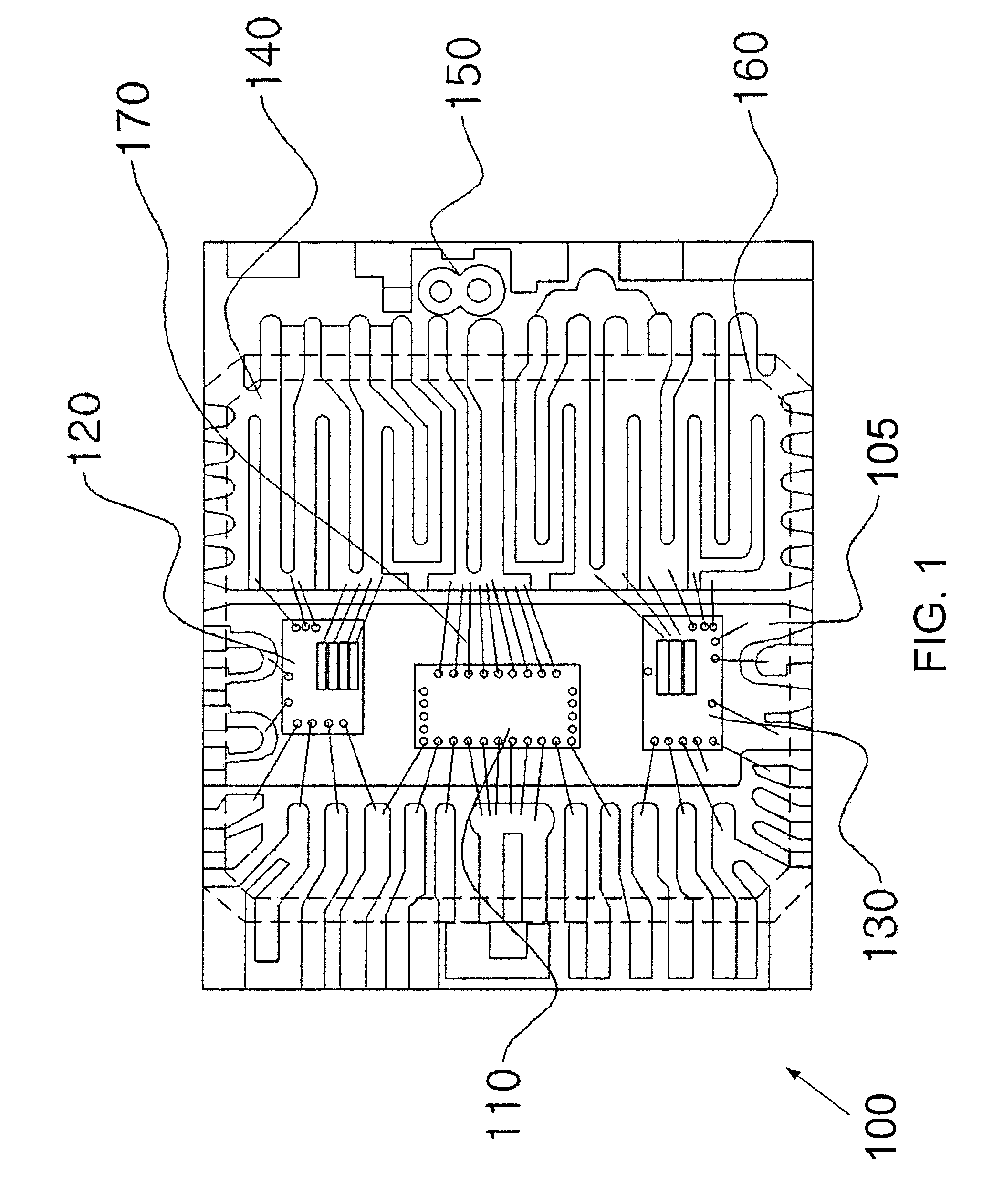 Multilayer integrated circuit for RF communication and method for assembly thereof