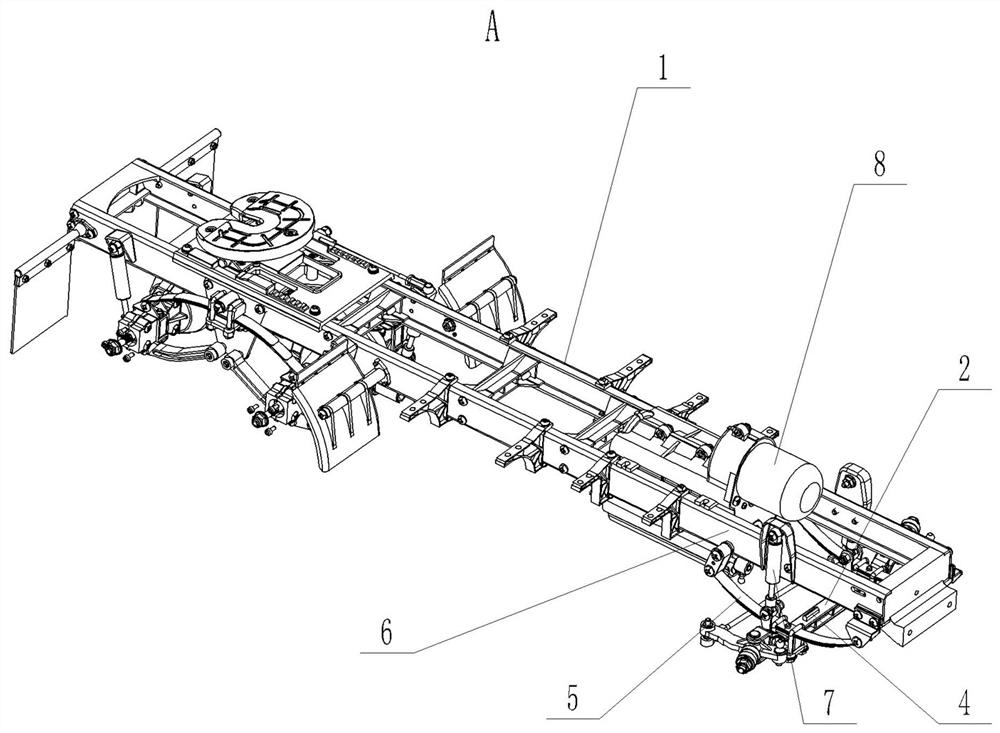 Transverse stability control system suitable for trailer truck