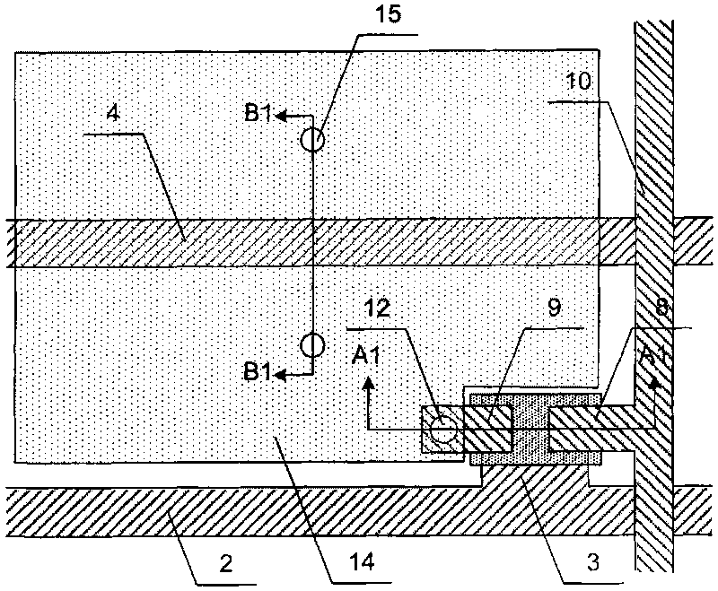 Wide viewing angle LCD (Liquid Crystal Display) array substrate and manufacturing method thereof