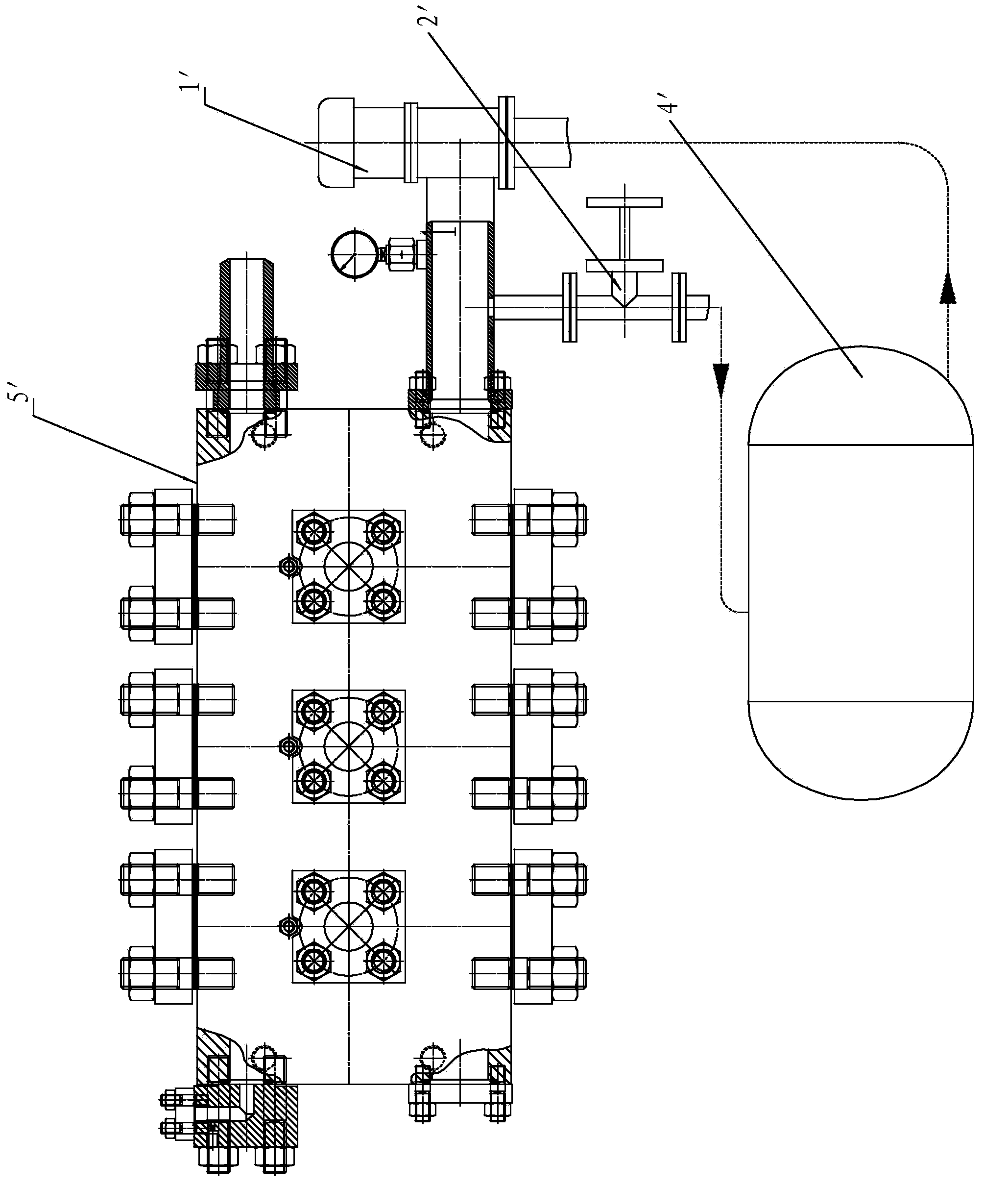 Device for resisting gasification of aerogenesis liquid medium of plunger pump