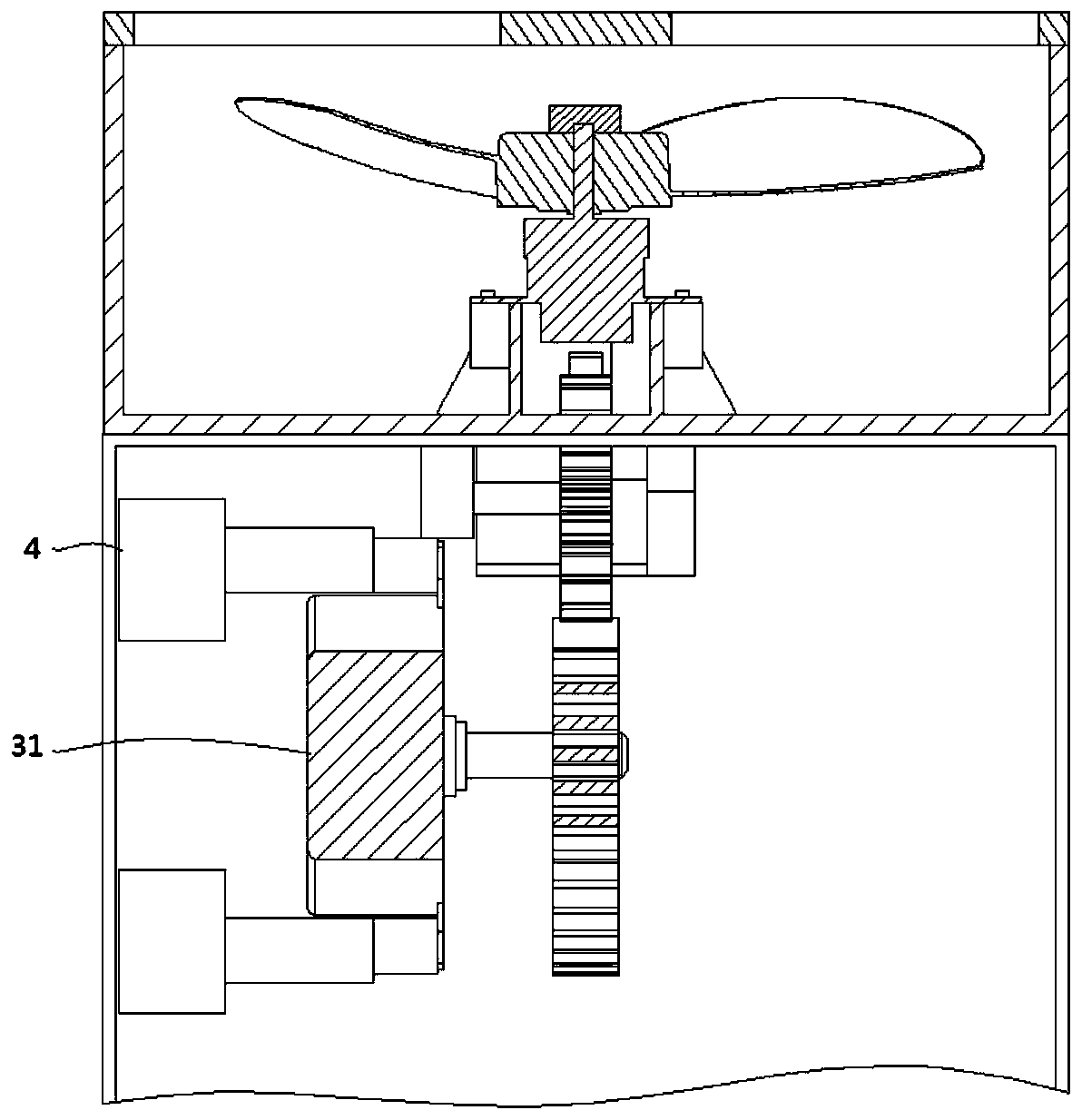 Combined fan