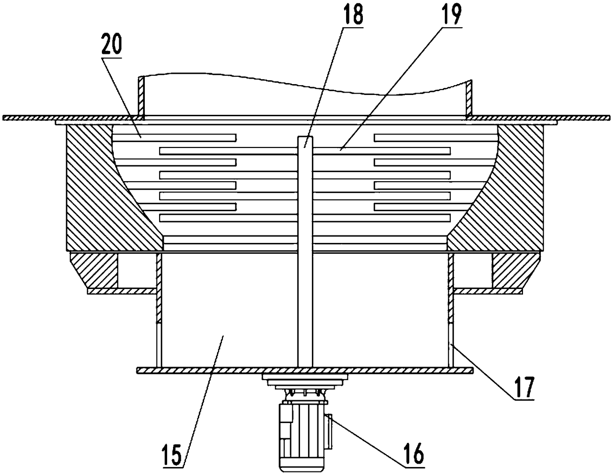 Two-level breaking recovery device for corrugated cases