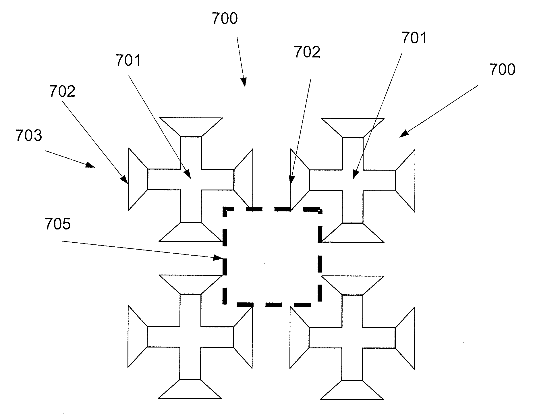 End-loaded topology for d-plane polarization improvement